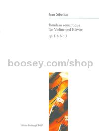 Rondeau romantique op. 116/3 - violin & piano