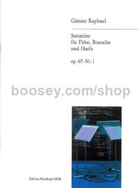 Sonatine op. 65/1 - flute, viola & harp