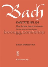 Cantata No. 154 Mein Liebster Jesu (vocal score)