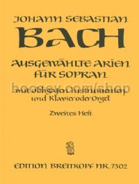 Ausgewählte Arien für Sopran 2 - soprano, instruments, piano