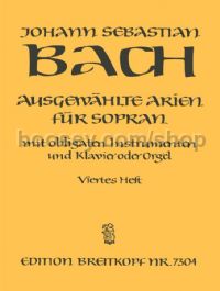 Ausgewählte Arien für Sopran 4 - soprano, instruments, piano