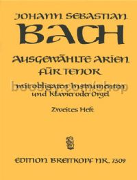 Ausgewählte Arien für Tenor 2 - tenor, ensemble, piano