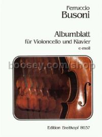 Albumblatt - cello & piano