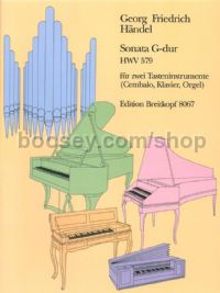 Sonata in G major HWV 579 - 2 pianos