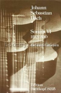 Sonata VI BWV 530 - 2 guitars