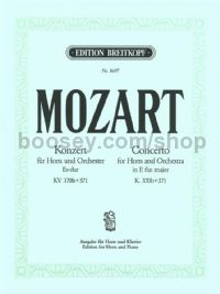 Horn Concerto in Eb major KV 370b/371 - horn & piano