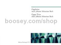 Organ Trios after Johann Sebastian Bach - organ