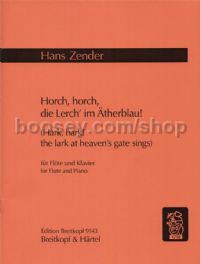Horch, horch, die Lerch ... - flute & piano