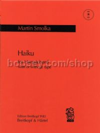 Haiku für Cembalo und Tonband ad lib. - harpsichord with or without tape (+ CD)