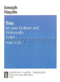 Trio in G major, Hob V:20 - 2 violins & cello