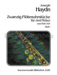 20 Flötenuhrstücke Hob XIX 1 - 3 flutes
