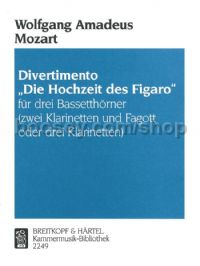Divertimento 'Die Hochzeit des Figaro' - 3 basset horns
