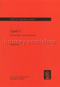 Qasid 3 - clarinet, viola, piano