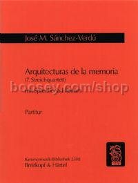 Arquitecturas de la memoria (String Quartet No. 7) (score)