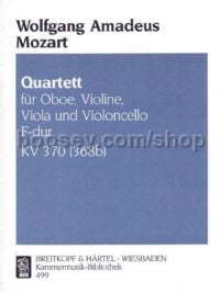 Quartet in F major KV 370 (368b) - oboe, violin, viola & cello