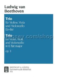 String Trio in Eb major, Op. 3 (score & parts)