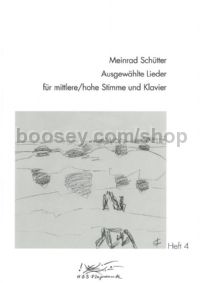 Ausgewählte Lieder, Vol. 4 - medium voice & piano