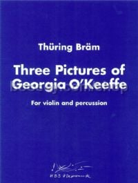 Three Pictures of Georgia O'Keeffe - violin & percussion (score)