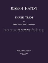 Piano Trios Op. 11, No. 4-6 - flute, violin & cello (set of parts)