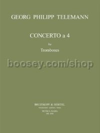 Concerto à 4 - 4 trombones (score)