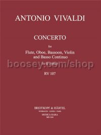 Concerto in G minor RV 107 (score & parts)