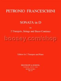 Sonata in D - 2 trumpets & piano