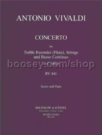 Flute Concerto in C minor RV 441 (score)