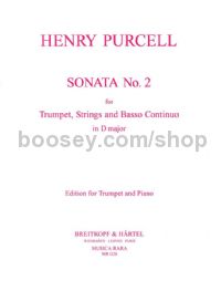 Sonata No. 2 in D major - trumpet & piano