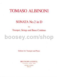Sonata No. 2 in D - trumpet & piano