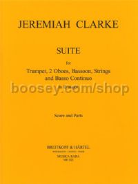 Suite - trumpet, strings & basso continuo  (score & parts)
