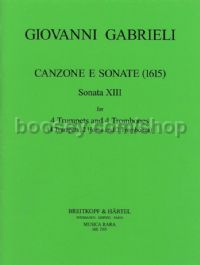 Canzone e Sonate (1615) No. 13 (score & parts)