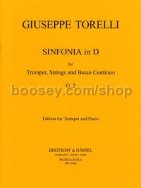Sinfonia in D (G. 2) - trumpet & piano