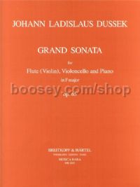 Grand Sonata in F major op. 65 - flute, cello & piano