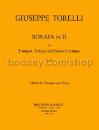 Sonata in D (G. 6) - trumpet & piano