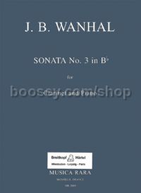 Sonata No. 3 in Bb - clarinet & piano