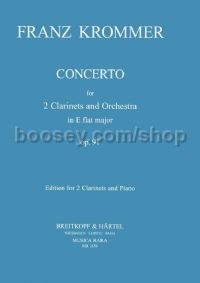 Concerto in Eb major, op. 91 - 2 clarinets & piano