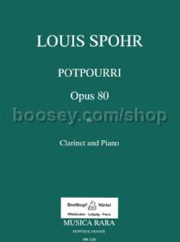 Potpourri op. 80 - clarinet & piano reduction