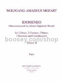 Idomeneo Band II - wind ensemble (score & parts)