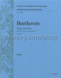 Missa Solemnis in D major, Op. 123 (score)