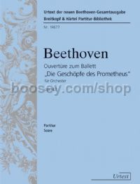 Die Geschöpfe des Prometheus, op. 43 - Ouvertüre (score)
