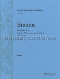 Variations on a Theme by Joseph Haydn in Bb major, Op. 56a - orchestra (score)