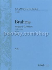 Tragic Overture in D minor, op. 81 - orchestra (score)