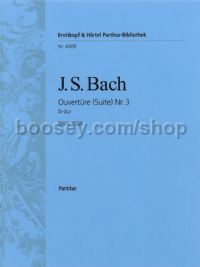 Overture (Suite) No. 3 in D major BWV 1068 (score)