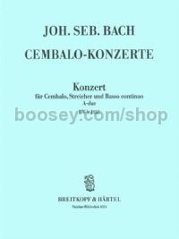 Harpsichord Concerto in A major BWV 1055 (score)