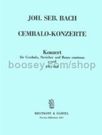 Harpsichord Concerto in G minor BWV 1058 (score)