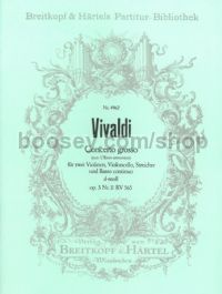 Concerto Grosso in D minor op.3/11 (score)