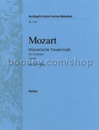 Masonic Funeral Music in C minor K. 477 (479a) (score)