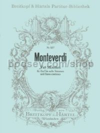 4 Motets - mixed choir & basso continuo