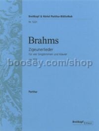 Zigeunerlieder op. 103 - mixed choir & piano