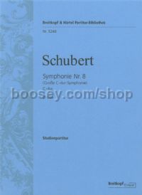 Symphony No. 8 in C major, D 944 (study score)